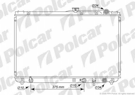 Радиаторы охлаждения POLCAR 8133086 (фото 1)