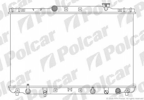 Радиаторы охлаждения POLCAR 8133087