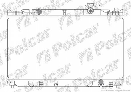 Радиаторы охлаждения POLCAR 8136082 (фото 1)
