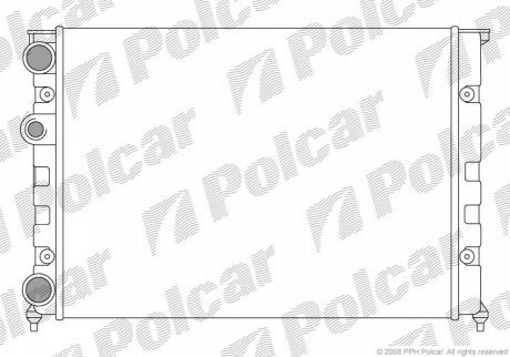 Радиаторы охлаждения POLCAR 9538081 (фото 1)