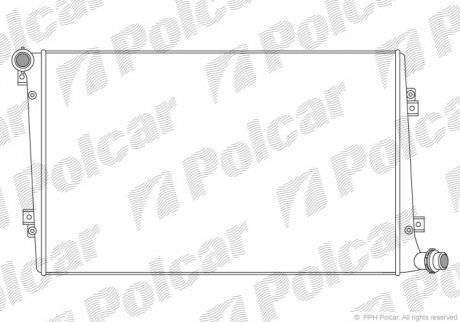 Радиаторы охлаждения POLCAR 9555081