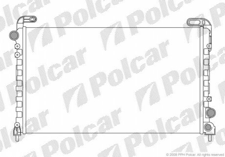 Радиаторы охлаждения POLCAR 6033081 (фото 1)