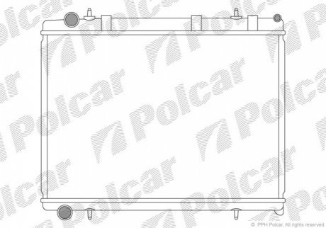 Радиаторы охлаждения POLCAR 5711081 (фото 1)