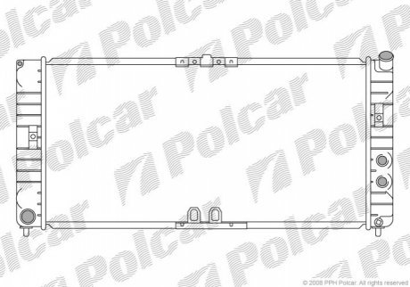 Радиаторы охлаждения POLCAR 5581081