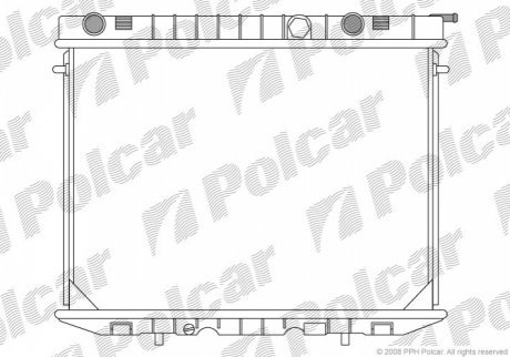 Радиаторы охлаждения POLCAR 5580081 (фото 1)