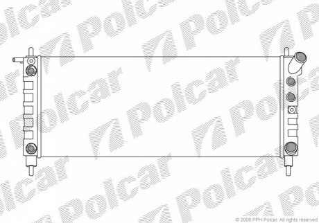 Радиаторы охлаждения POLCAR 5555087 (фото 1)