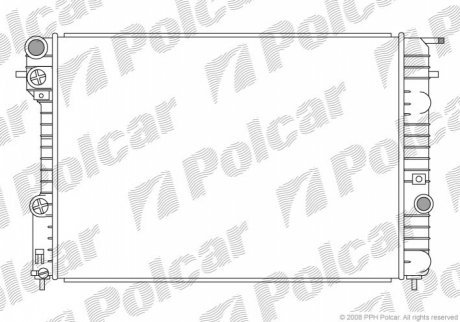 Радиаторы охлаждения POLCAR 5527081