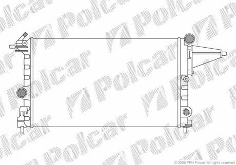 Радиаторы охлаждения POLCAR 5514084 (фото 1)