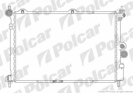 Радиаторы охлаждения POLCAR 5507084