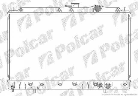 Радиаторы охлаждения POLCAR 5220082 (фото 1)