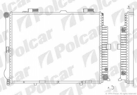 Радиаторы охлаждения POLCAR 5015089