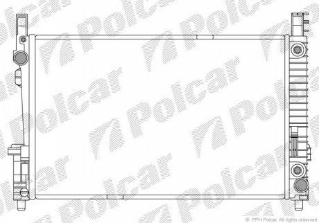 Радиаторы охлаждения POLCAR 5006081 (фото 1)