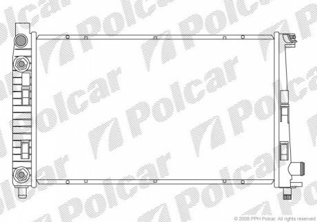 Радиаторы охлаждения POLCAR 5005083 (фото 1)