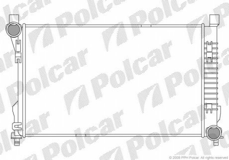 Радиаторы охлаждения POLCAR 5003081 (фото 1)