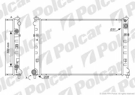 Радиаторы охлаждения POLCAR 4579082