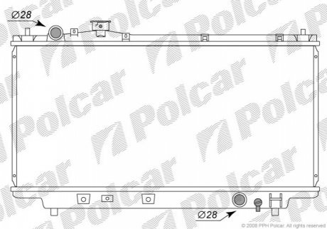 Радиаторы охлаждения POLCAR 4507082 (фото 1)
