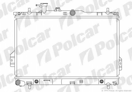 Радиаторы охлаждения POLCAR 4035081 (фото 1)