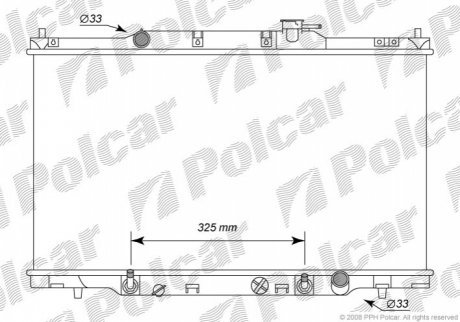 Радиаторы охлаждения POLCAR 3876082 (фото 1)