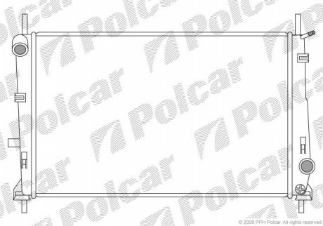 Радиаторы охлаждения POLCAR 3216082