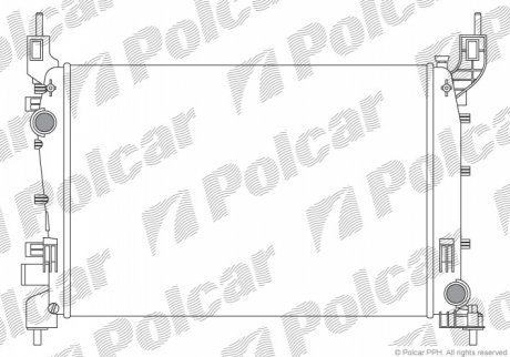 Радиаторы охлаждения POLCAR 3025081 (фото 1)
