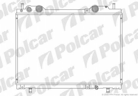 Радиаторы охлаждения POLCAR 3018086 (фото 1)