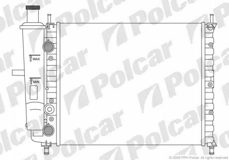 Радиаторы охлаждения POLCAR 3018085