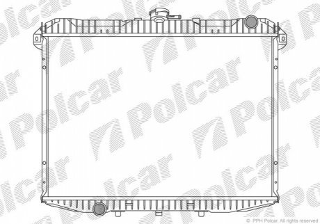 Радиаторы охлаждения POLCAR 2770082 (фото 1)