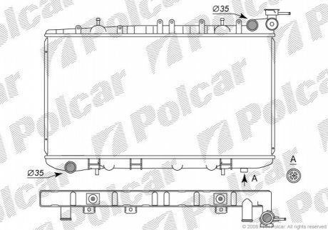 Радиаторы охлаждения POLCAR 2728082