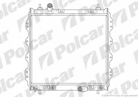 Радиаторы охлаждения POLCAR 2450081