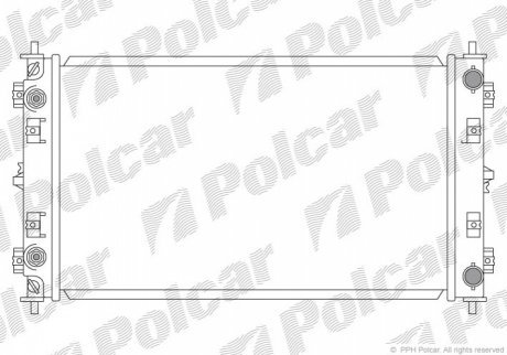 Радиаторы охлаждения POLCAR 2410081 (фото 1)