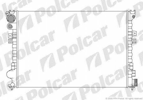 Радиаторы охлаждения POLCAR 2380082 (фото 1)