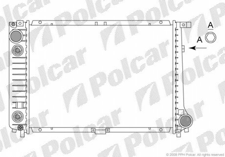 Радіатори охолодження 200508-9 POLCAR 2005089