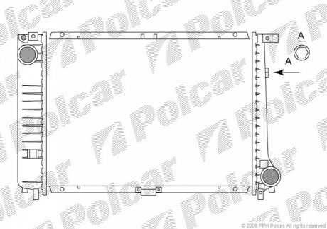 Радиаторы охлаждения POLCAR 2005088 (фото 1)