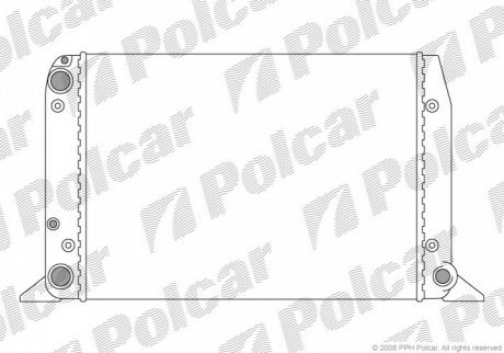 Радиаторы охлаждения POLCAR 1307081 (фото 1)