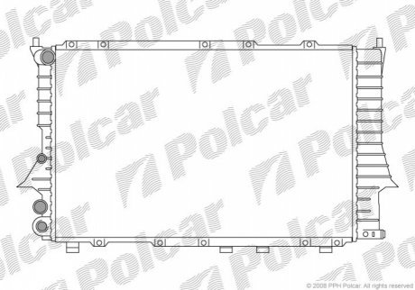 Радиаторы охлаждения POLCAR 1316081