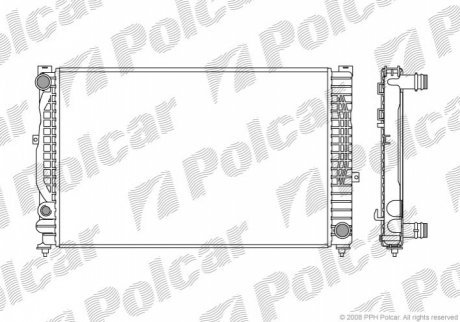 Радиаторы охлаждения POLCAR 1324085 (фото 1)