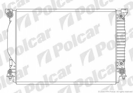 Радиаторы охлаждения POLCAR 1334084