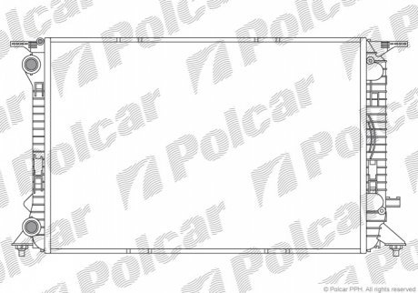 Радиаторы охлаждения POLCAR 1337084 (фото 1)