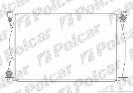 Радиаторы охлаждения POLCAR 1338086