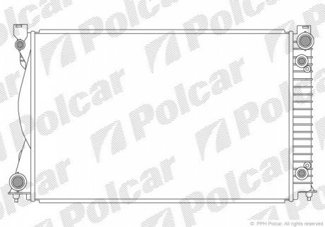 Радиаторы охлаждения POLCAR 1338087 (фото 1)