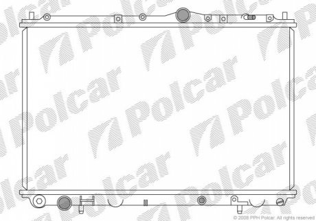 Радиаторы охлаждения POLCAR 9040081 (фото 1)