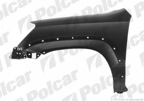 Крыло переднее правый POLCAR 807002