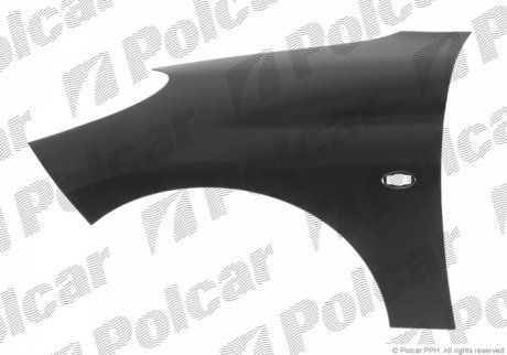 Крило переднє правий, 206+, 04.09- POLCAR 572002