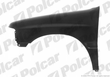 Крило переднє правий POLCAR 395002