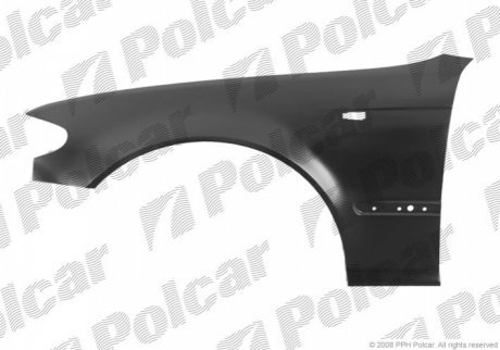 Крыло переднее правый POLCAR 200902 (фото 1)