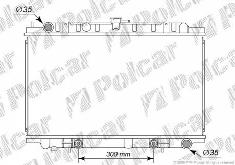 Радиаторы охлаждения POLCAR 2761082 (фото 1)
