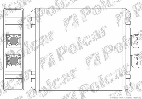 Радиаторы обогрева POLCAR 1322N8-1