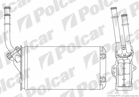 Радиаторы обогрева POLCAR 2304N8-1 (фото 1)