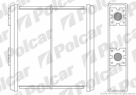 Радиаторы обогрева POLCAR 2728N8A1