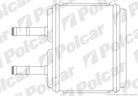 Радиаторы обогрева POLCAR 2901N8-1 (фото 1)